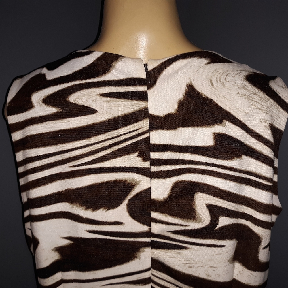 MICHAEL KORS ANIMAL PRINT DRESS SZ 1X - Picture 6 of 6